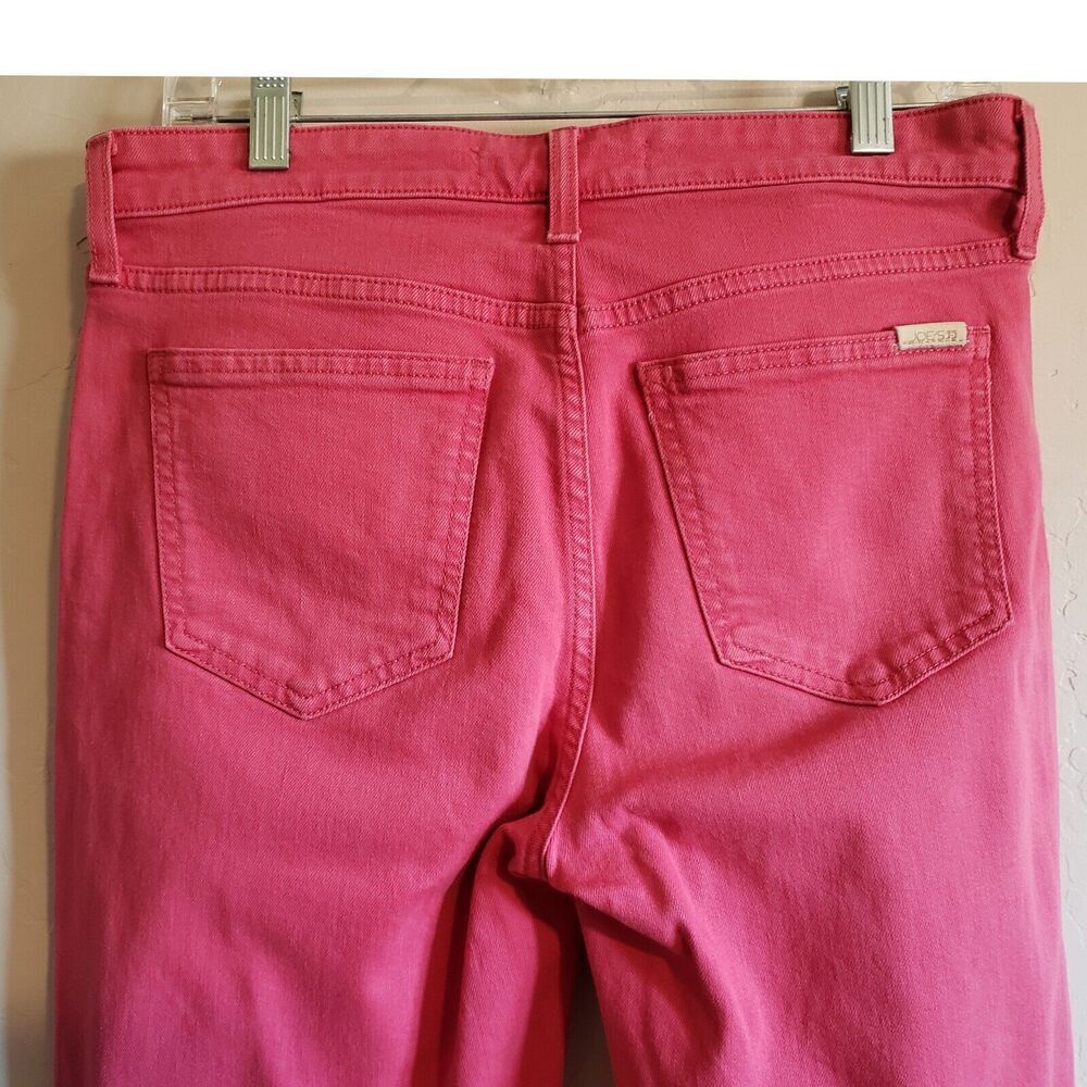 Joes Jeans Womens Size 29 Pomegranate The Milla High Rise Straight Ankle Denim - Picture 9 of 16